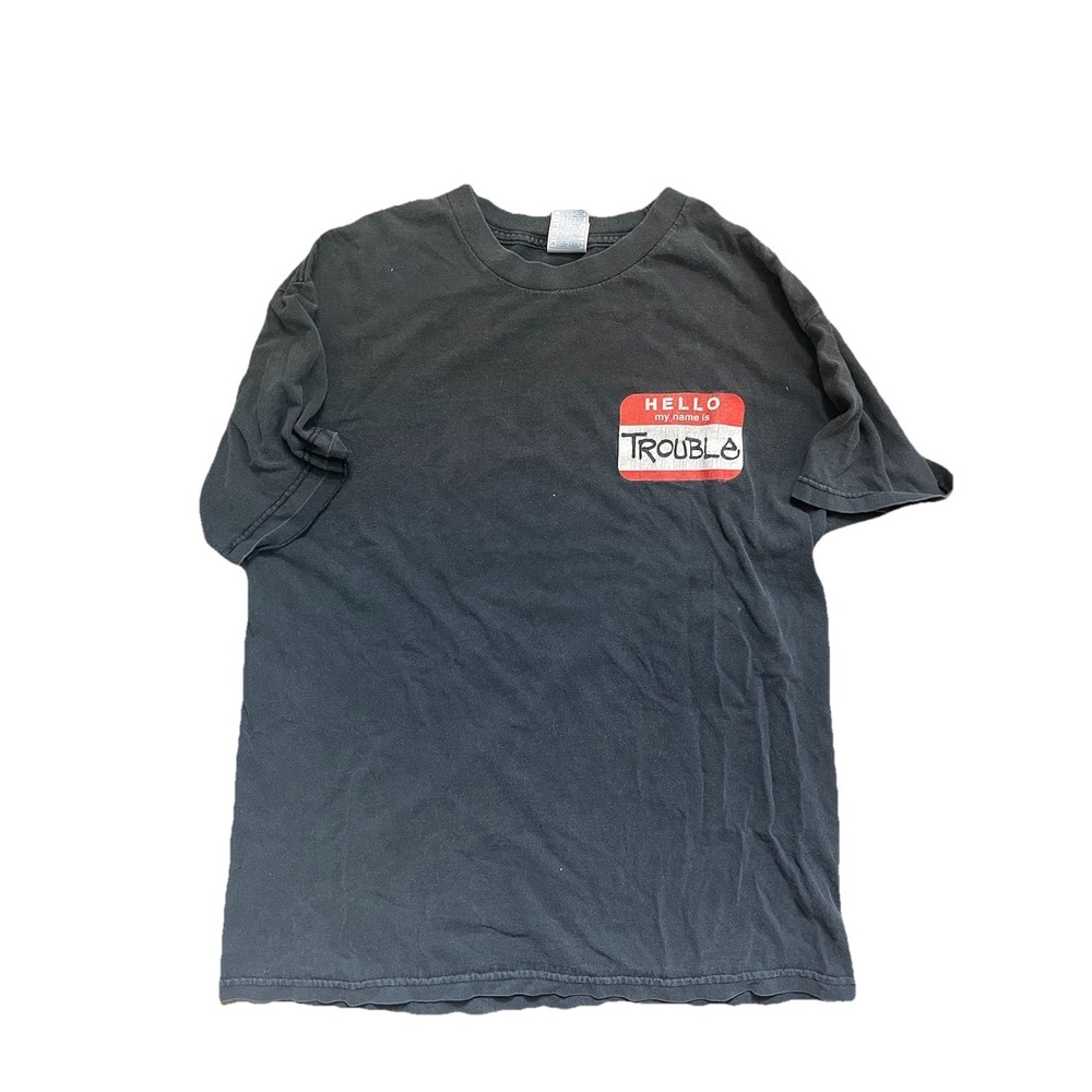 Vintage Y2K Funny Shirt "my Name Is" Size L